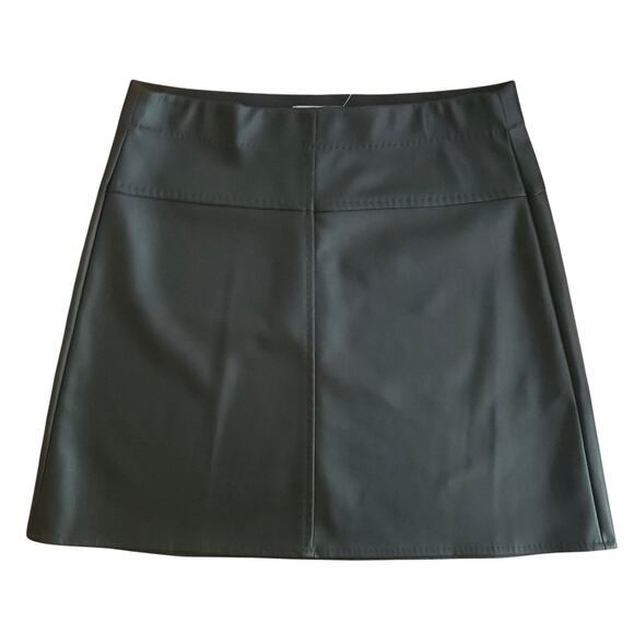 Max Studio Dresses & Skirts - MAX Studio London Vegan Leather Mini Skirt NWT sz.‎ S Fudge Brown Y2K